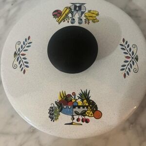 Vintage Enamel Berggren Dutch Oven‎ Replacement Lid Only 6"